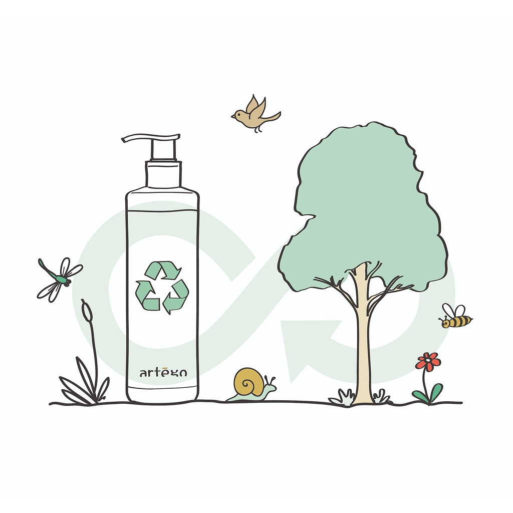 recycled packaging artègo